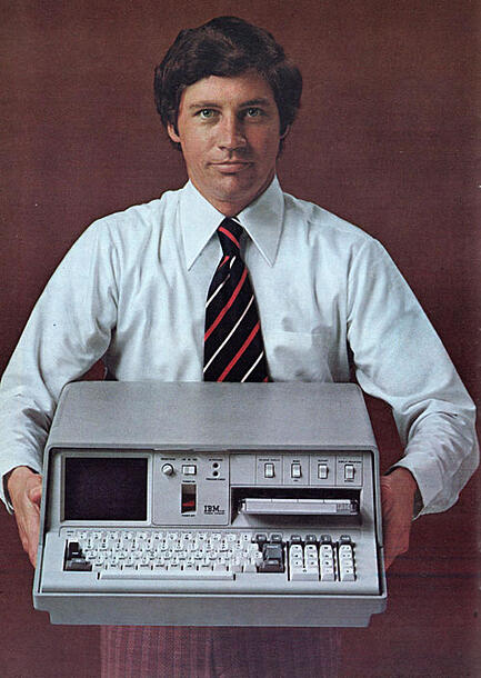 first portable computer 1975 55lbs ibm